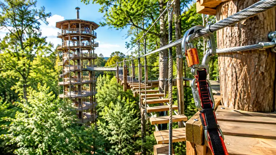 Parco Avventura Camp Adventure: Il Percorso sugli Alberi Più Grande della Danimarca